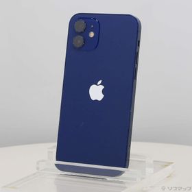 (中古)Apple iPhone12 64GB ブルー MGHR3J/A SIMフリー(377-ud)