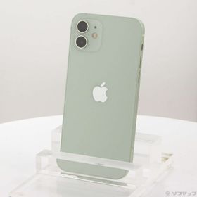 (中古)Apple iPhone12 64GB グリーン MGHT3J/A SIMフリー(269-ud)