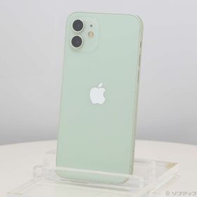 (中古)Apple iPhone12 64GB グリーン MGHT3J/A SIMフリー(352-ud)