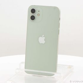 (中古)Apple iPhone12 64GB グリーン MGHT3J/A SIMフリー(258-ud)