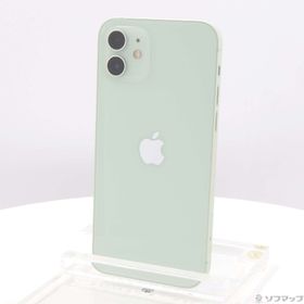 (中古)Apple iPhone12 64GB グリーン MGHT3J/A SIMフリー(348-ud)