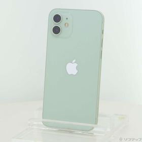 (中古)Apple iPhone12 64GB グリーン MGHT3J/A SIMフリー(269-ud)