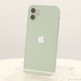 (中古)Apple iPhone12 64GB グリーン MGHT3J/A SIMフリー(377-ud)