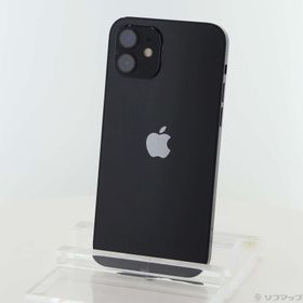 (中古)Apple iPhone12 128GB ブラック MGHU3J/A SIMフリー(247-ud)