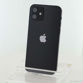 (中古)Apple iPhone12 128GB ブラック MGHU3J/A SIMフリー(269-ud)