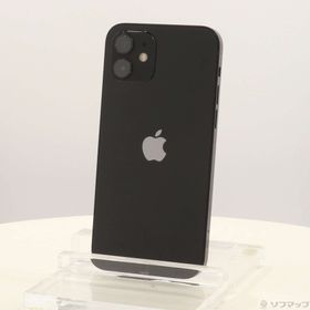(中古)Apple iPhone12 128GB ブラック MGHU3J/A SIMフリー(276-ud)