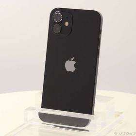 (中古)Apple iPhone12 128GB ブラック MGHU3J/A SIMフリー(371-ud)