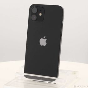 (中古)Apple iPhone12 128GB ブラック MGHU3J/A SIMフリー(251-ud)