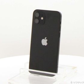 (中古)Apple iPhone12 128GB ブラック MGHU3J/A SIMフリー(297-ud)