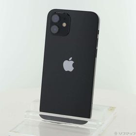 (中古)Apple iPhone12 128GB ブラック MGHU3J/A SIMフリー(297-ud)