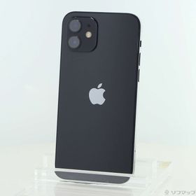 (中古)Apple iPhone12 128GB ブラック MGHU3J/A SIMフリー(269-ud)