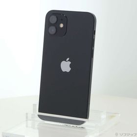 (中古)Apple iPhone12 128GB ブラック MGHU3J/A SIMフリー(198-ud)