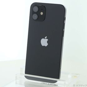(中古)Apple iPhone12 128GB ブラック MGHU3J/A SIMフリー(196-ud)