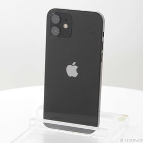 (中古)Apple iPhone12 128GB ブラック MGHU3J/A SIMフリー(198-ud)