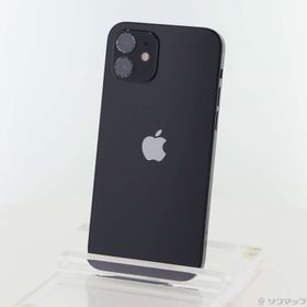 (中古)Apple iPhone12 128GB ブラック MGHU3J/A SIMフリー(349-ud)