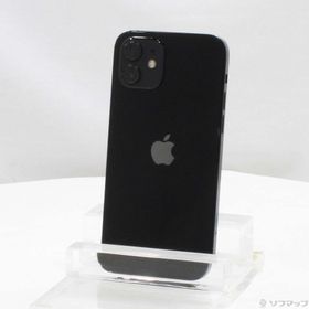 (中古)Apple iPhone12 128GB ブラック MGHU3J/A SIMフリー(344-ud)
