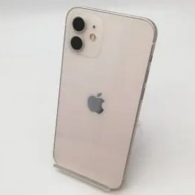 【中古】Apple SoftBank 【SIMロック解除済み】 iPhone 12 128GB ホワイト MGHV3J/A【福岡天神】保証期間１ヶ月【ランクB】