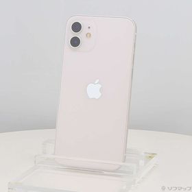 (中古)Apple iPhone12 128GB ホワイト MGHV3J/A SIMフリー(377-ud)
