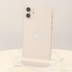 (中古)Apple iPhone12 128GB ホワイト MGHV3J/A SIMフリー(344-ud)