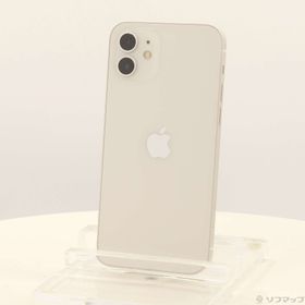 (中古)Apple iPhone12 128GB ホワイト MGHV3J/A SIMフリー(247-ud)