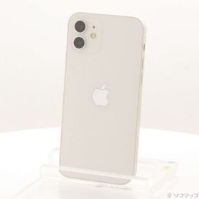 (中古)Apple iPhone12 128GB ホワイト MGHV3J/A SIMフリー(196-ud)