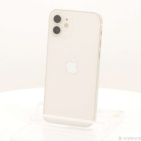 (中古)Apple iPhone12 128GB ホワイト MGHV3J/A SIMフリー(377-ud)