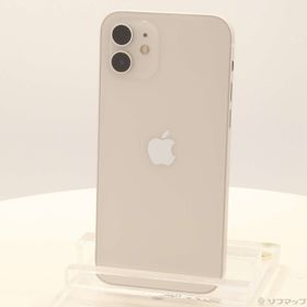 (中古)Apple iPhone12 128GB ホワイト MGHV3J/A SIMフリー(377-ud)