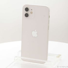 (中古)Apple iPhone12 128GB ホワイト MGHV3J/A SIMフリー(377-ud)