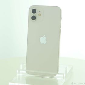 (中古)Apple iPhone12 128GB ホワイト MGHV3J/A SoftBank(196-ud)