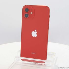 (中古)Apple iPhone12 128GB プロダクトレッド MGHW3J/A SIMフリー(295-ud)