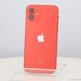 (中古)Apple iPhone12 128GB プロダクトレッド MGHW3J/A SIMフリー(349-ud)