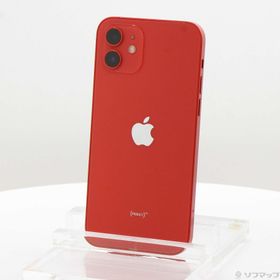(中古)Apple iPhone12 128GB プロダクトレッド MGHW3J/A SIMフリー(258-ud)