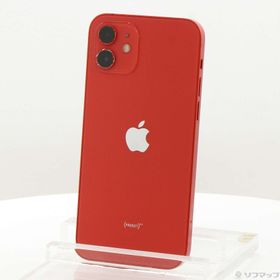 (中古)Apple iPhone12 128GB プロダクトレッド MGHW3J/A SIMフリー(258-ud)