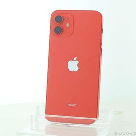 (中古)Apple iPhone12 128GB プロダクトレッド MGHW3J/A SIMフリー(247-ud)
