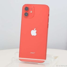 (中古)Apple iPhone12 128GB プロダクトレッド MGHW3J/A SIMフリー(258-ud)