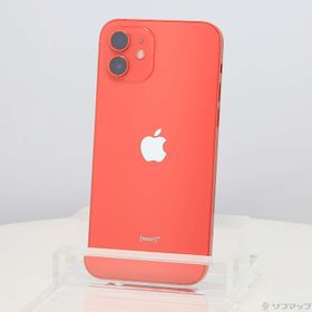(中古)Apple iPhone12 128GB プロダクトレッド MGHW3J/A SIMフリー(344-ud)