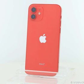(中古)Apple iPhone12 128GB プロダクトレッド MGHW3J/A SIMフリー(295-ud)