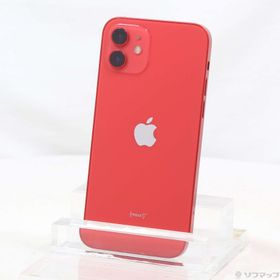 (中古)Apple iPhone12 128GB プロダクトレッド MGHW3J/A SIMフリー(295-ud)