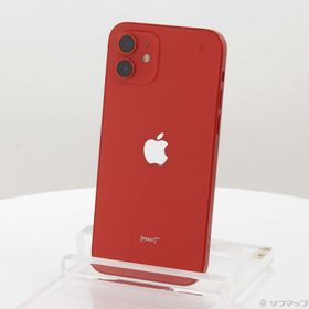 (中古)au iPhone12 128GB プロダクトレッド MGHW3J/A SIMフリー(247-ud)
