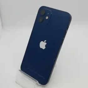 【中古】Apple au 【SIMロック解除済み】 iPhone 12 128GB ブルー MGHX3J/A【新橋烏森通り】保証期間１ヶ月【ランクC】