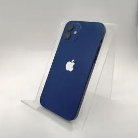 【中古】Apple SoftBank 【SIMロック解除済み】 iPhone 12 128GB ブルー MGHX3J/A【なんば】保証期間１ヶ月【ランクC】