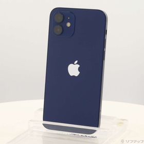 (中古)Apple iPhone12 128GB ブルー MGHX3J/A SIMフリー(269-ud)