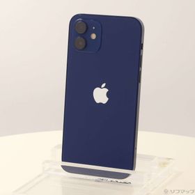 (中古)Apple iPhone12 128GB ブルー MGHX3J/A SIMフリー(368-ud)