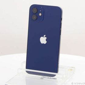 (中古)Apple iPhone12 128GB ブルー MGHX3J/A SIMフリー(348-ud)