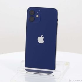 (中古)Apple iPhone12 128GB ブルー MGHX3J/A SIMフリー(368-ud)