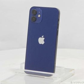 (中古)Apple iPhone12 128GB ブルー MGHX3J/A SIMフリー(251-ud)