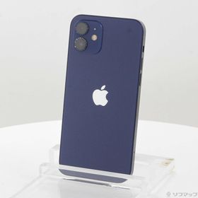 (中古)Apple iPhone12 128GB ブルー MGHX3J/A SIMフリー(247-ud)