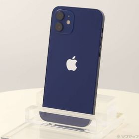 (中古)Apple iPhone12 128GB ブルー MGHX3J/A SIMフリー(251-ud)