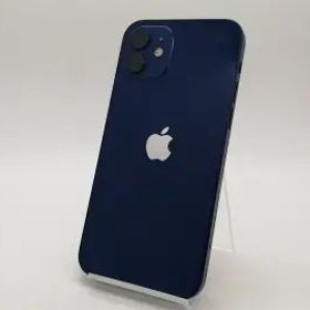 【中古】Apple docomo 【SIMロック解除済み】 iPhone 12 128GB ブルー MGHX3J/A【札幌南2条】保証期間１週間【ランクC】