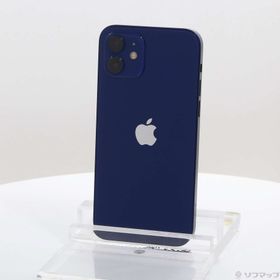 (中古)Apple iPhone12 128GB ブルー MGHX3J/A SIMフリー(196-ud)
